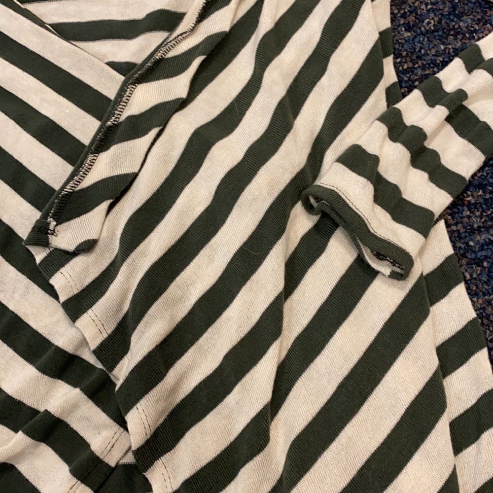B’Leev Stripped Open Cardigan sz. S - Picture 2 of 4